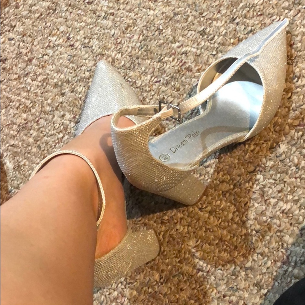 Silver heels!